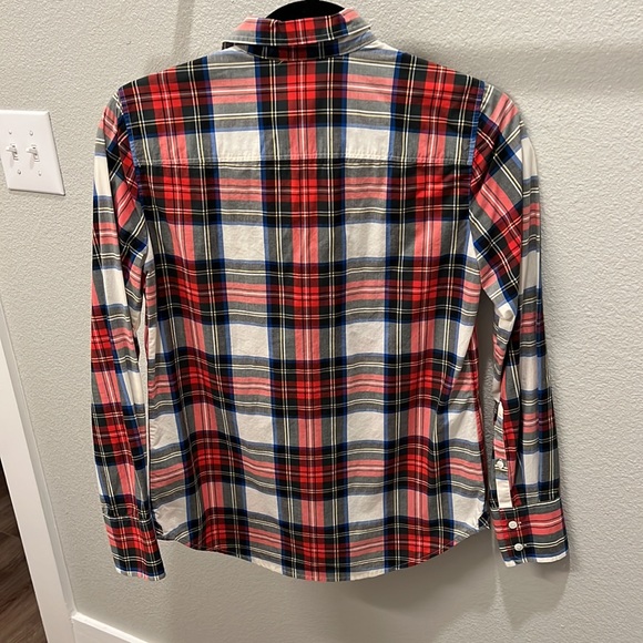 J.Crew button down Stewart tartan plaid - Picture 2 of 2